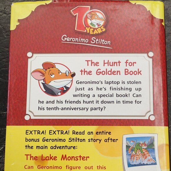Geronimo Stilton The Hunt for the Golden Book Hardcover - Picture 2 of 3